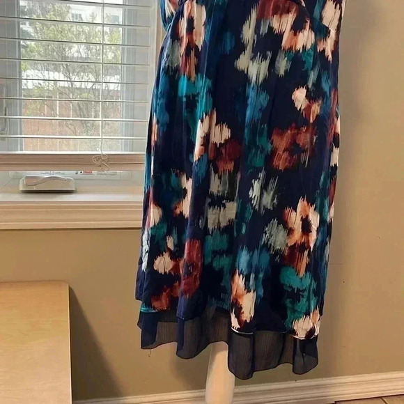 [XL]Simply Vera Vera Wang V Neck Midi Dress - Picture 3 of 8